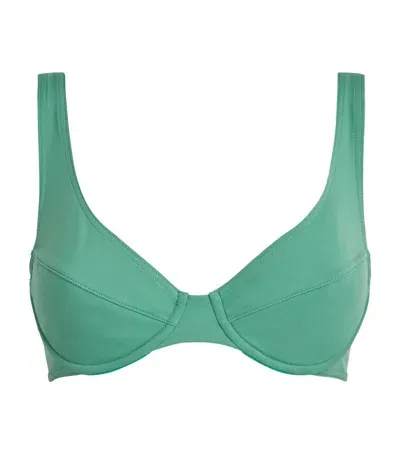 Shan Underwire Bikini Top In Green