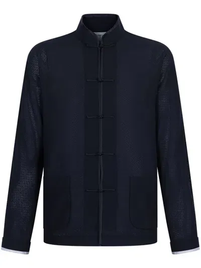 Shanghai Tang Ultra-light Tang Suit Jacket In Blue