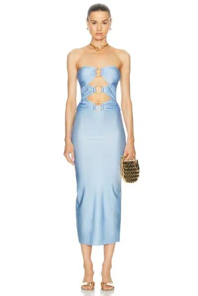 Shani Shemer Lily Maxi Dress In Blue Sky