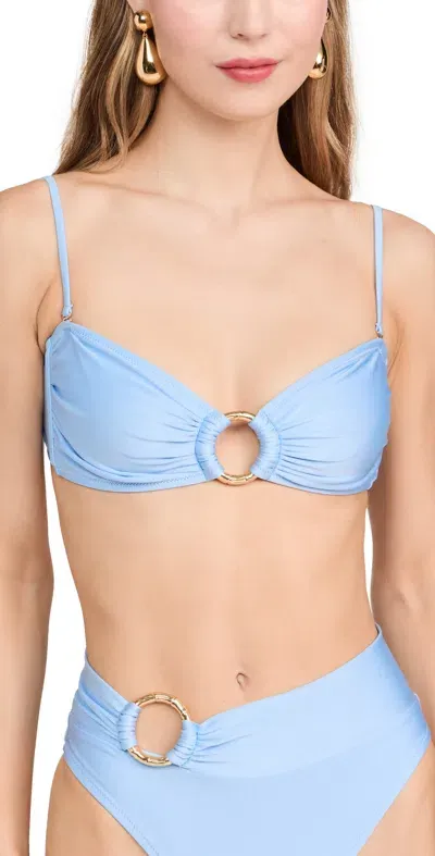 Shani Shemer Rodi Bikini Top Blue Sky