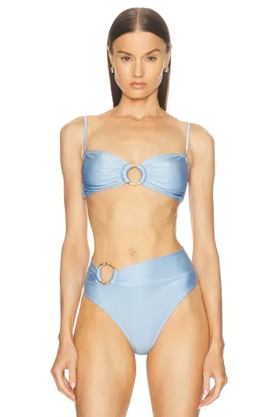 Shani Shemer Rodi Bikini Top In Blue Sky