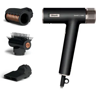 Shark Speedstyle Pro Hair Dryer System Set In White