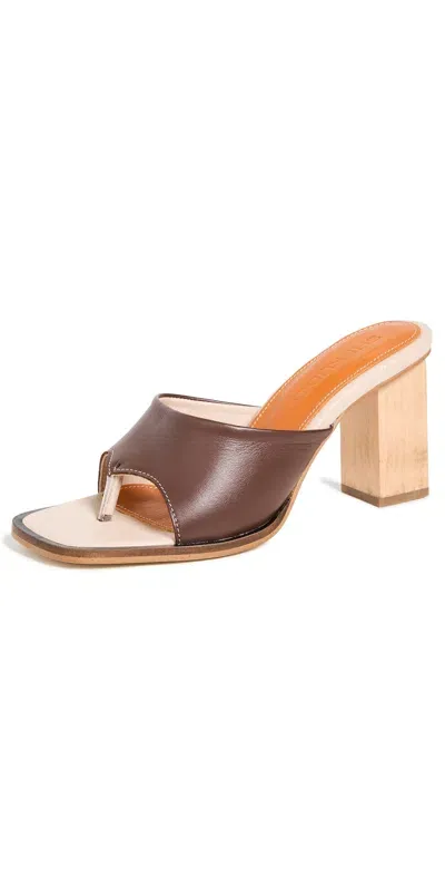 Shekudo Cuzco Heels Hickory Brown