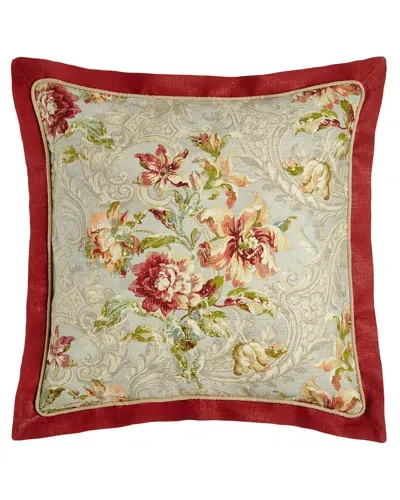 Sherry Kline Home European Fresco Sham With Paprika Flange In Multi