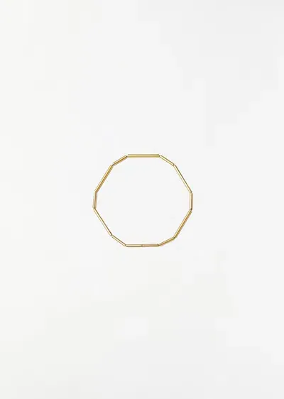 Shihara Construction Lines Bracelet 2-1 In 18k Yellow Gold