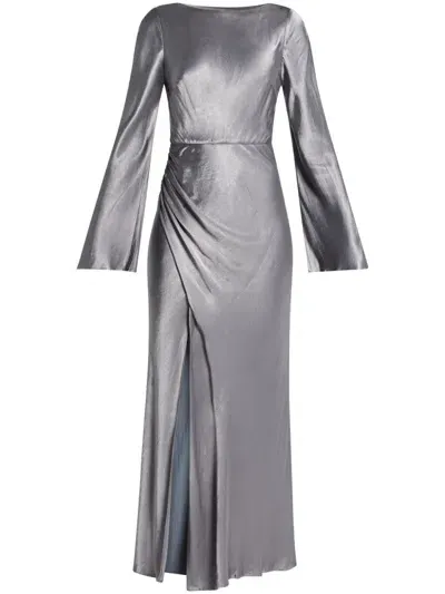 Shona Joy La Lune Midi Dress In Grey