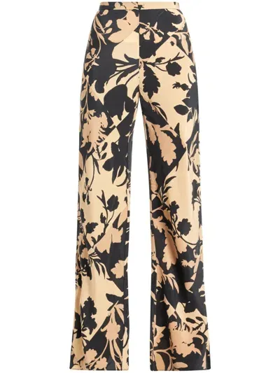 Shona Joy Lai Slim Trousers In 黑色