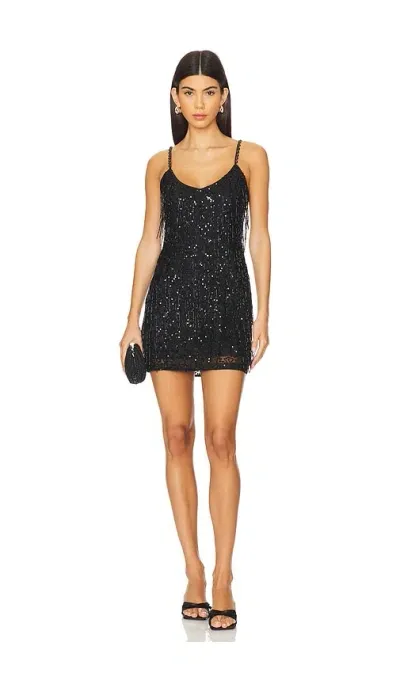 Show Me Your Mumu Sparks Fly Mini Dress In Black