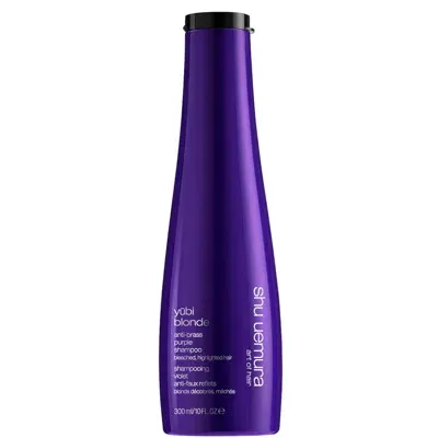 Shu Uemura Art Of Hair Yubi Blonde Anti-brass Purple Shampoo For Bleached, Highlighted Blonde Hair 300ml In White