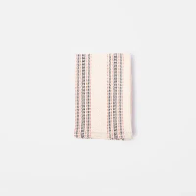 Siafu Home Mistari Striped Tea Towel In Natural