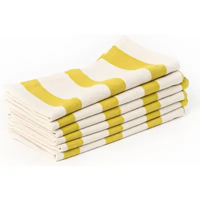 Siafu Home Nyota Napkins Set Of 4 In Yellow