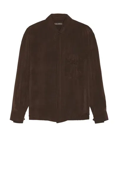 Siedres Aron Shirt In Brown