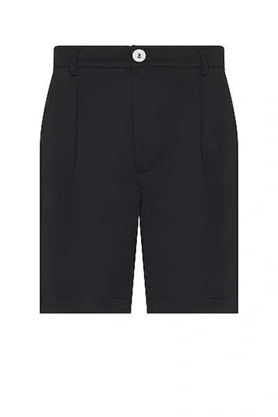 Siedres Melvin Pleated Short In Black