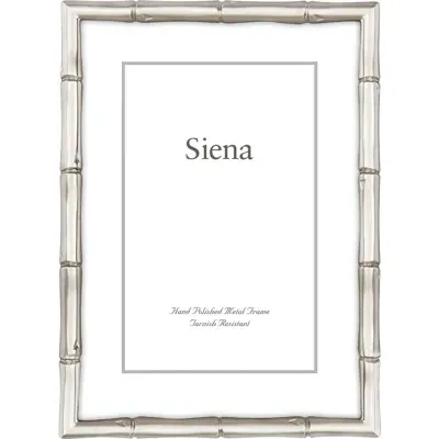 Siena Silvertone Bamboo Picture Frame