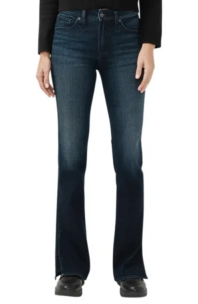 Silver Jeans Co. Avery High Waist Bootcut Jeans In Indigo