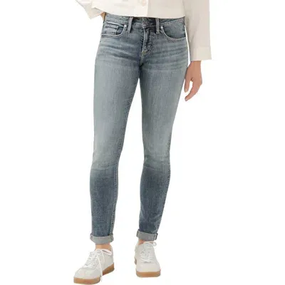 Silver Jeans Co. Girlfriend Jeans In Indigo