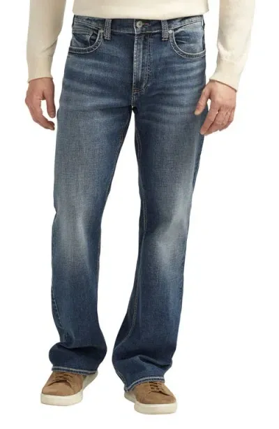 Silver Jeans Co. Zac Relaxed Straight Leg Jeans In Indigo