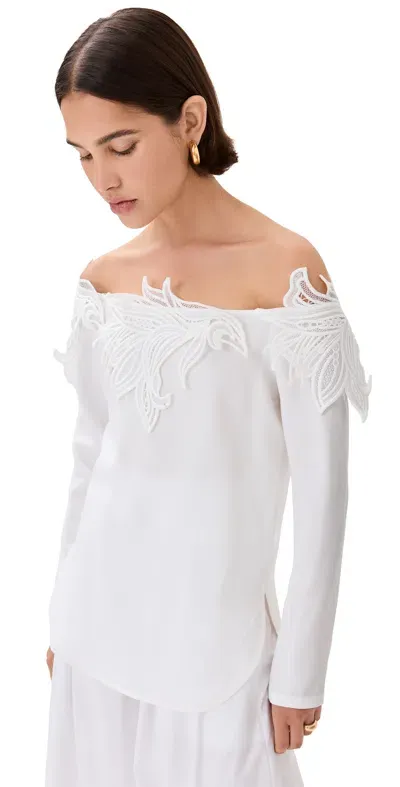 Silvia Tcherassi Belinda Blouse White