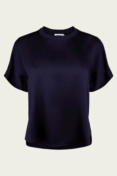 Simkhai Addy Knit Back T-shirt In Midnight In Blue