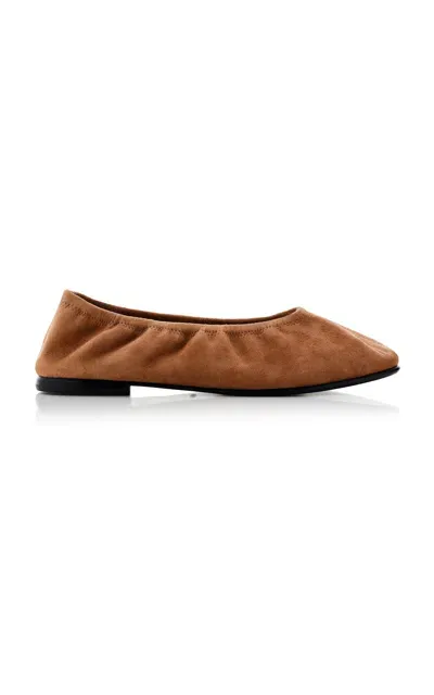 Simkhai Danna Suede Ballet Flats In Tan