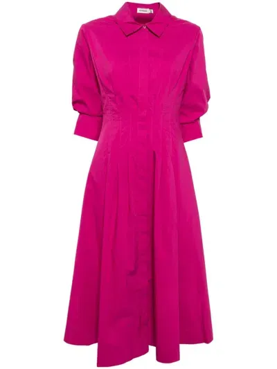 Simkhai Jazz Midi Dress In Pink