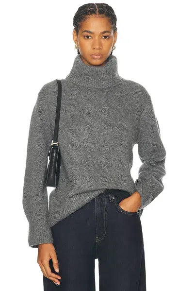 Simkhai Katy Turtleneck Sweater In Warm Gray