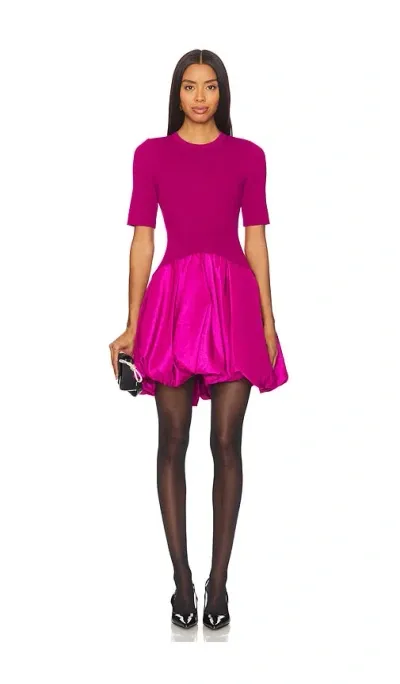 Simkhai Kenny Bubble Mini Dress In Pink