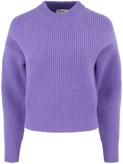 Simkhai Linda Ribbed Jumper In Purple