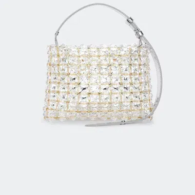 Simon Miller Mini Puffin Bag In Clear In Nude