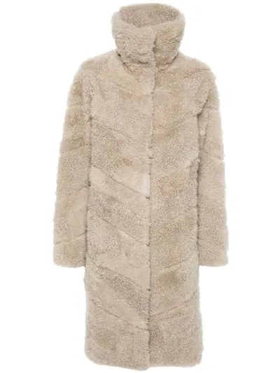 Simonetta Ravizza Debora Coat In Neutrals