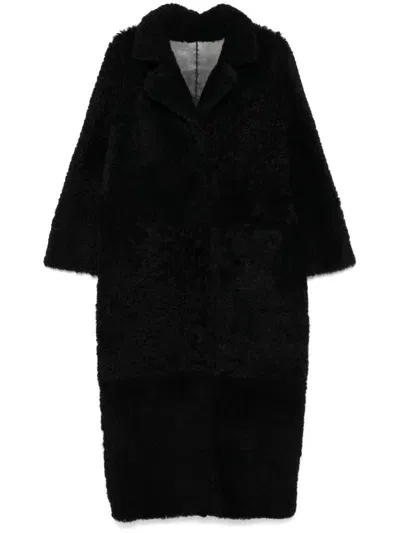 Simonetta Ravizza Stoccarda Coat In Black