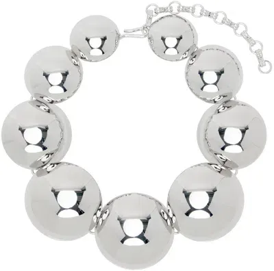 Simonmiller Silver Dome Necklace In 45002 Silver