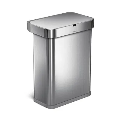 Simplehuman 58l Sensor Trash Can In Gray