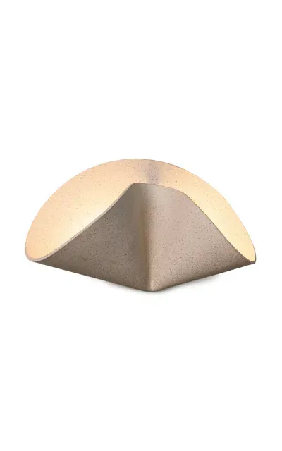 Sin Shado Ceramic Sconce In Neutral