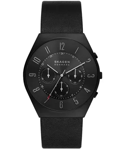 Skagen Denmark Skagen Mod. Grenen Chronograph In Black