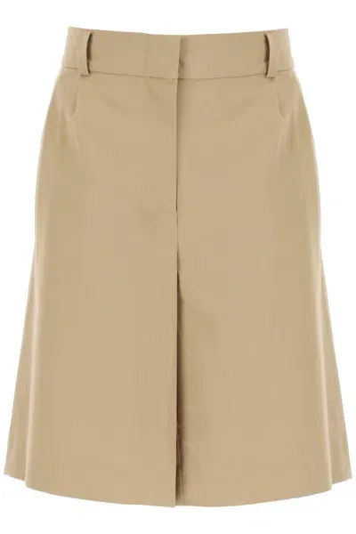 Skall Studio "organic Cotton Jane Bermuda Shorts In Beige