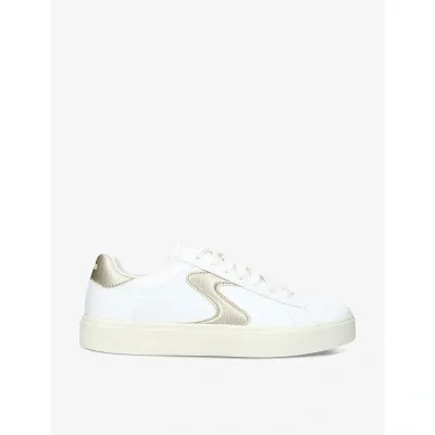 Skechers Eden Lx Beaming Glory Faux-leather Low-top Trainers In White/oth