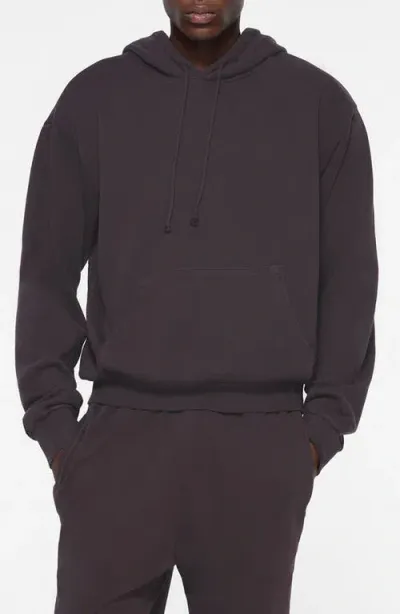 Skims Cotton Pullover Hoodie In Phoenix