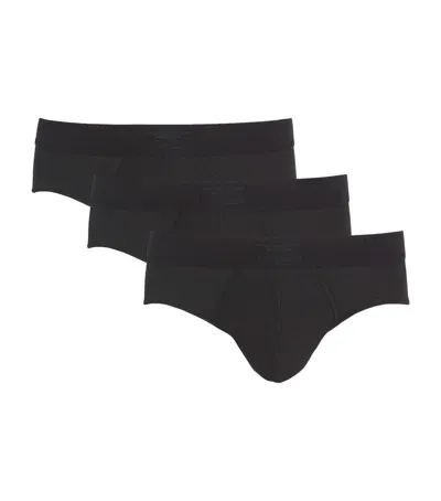 Skims Logo Band Briefs In Black