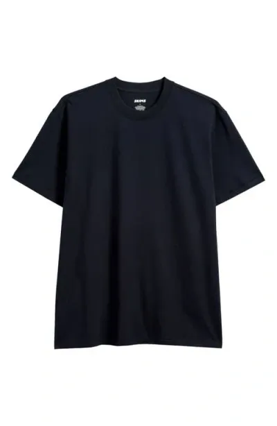 Skims Relaxed Fit T-shirt In Obsidian