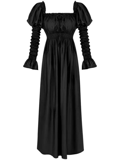 Sleeper Paloma Maxi Dress In Black