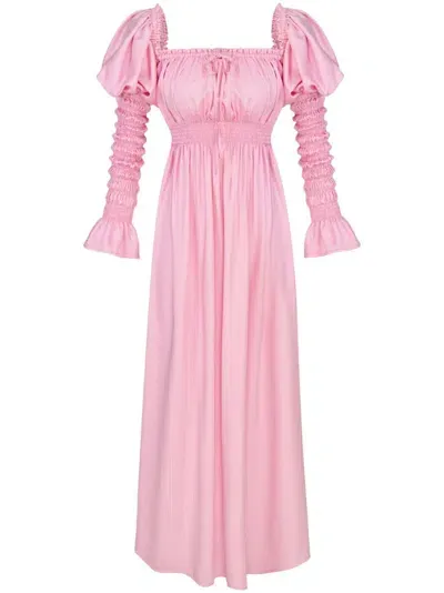 Sleeper Paloma Maxi Dress In Pink