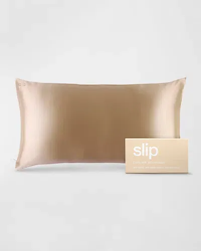 Slip Pure Silk Pillowcase, King In Caramel