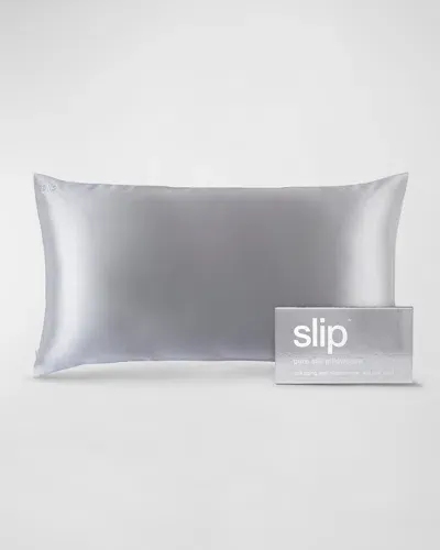 Slip Pure Silk Pillowcase, King In Silver