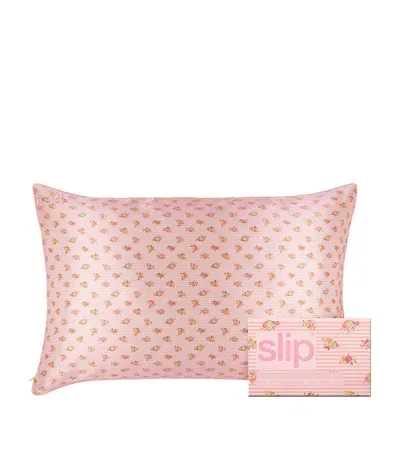 Slip Silk Queen Pillowcase In Petal