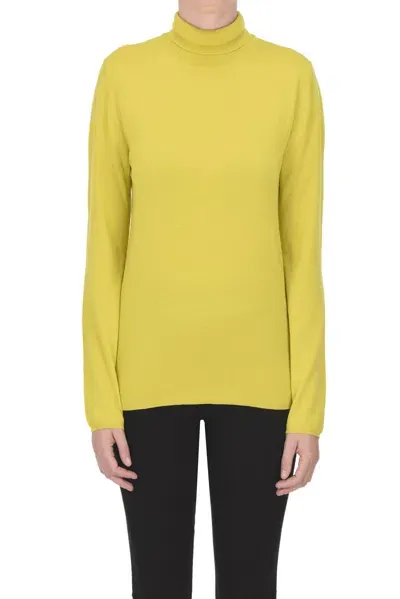 Slowear Turtleneck Pullover In Yellow