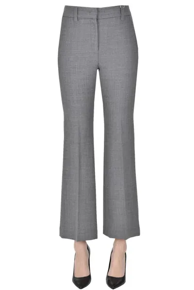 Slowear Wool Trousers In Grey