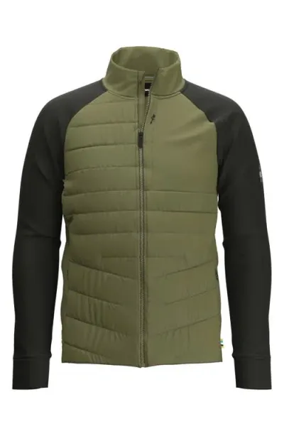 Smartwool Smartloft Insulated Nylon Jacket In Winter Moss