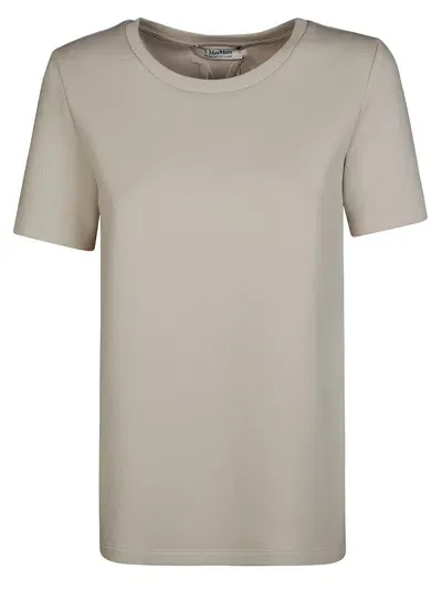 S'max Mara Tubo T-shirt In Beige