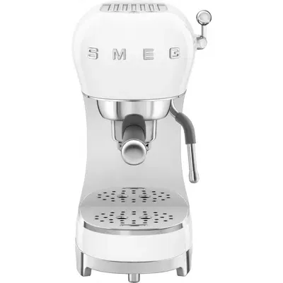 Smeg Manual Espresso Machine In White